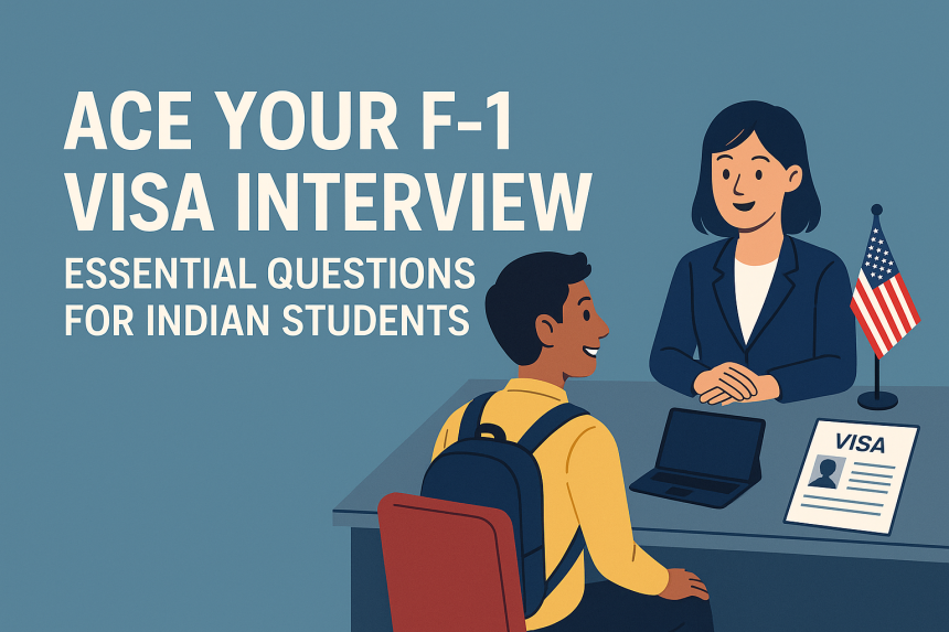 Ace Your F-1 Visa Interview: Essential Questions for Indian Students
